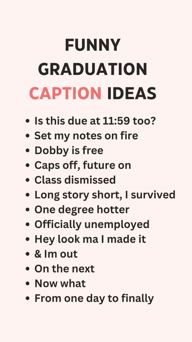 100+ Short Graduation Captions for Instagram 2025